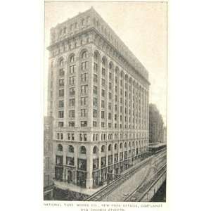  1893 Print National Tube Works Building New York City 