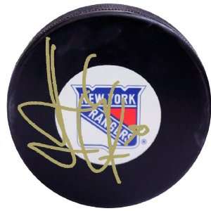  NHL New York Rangers Henrik Lundqvist Autographed Gold 
