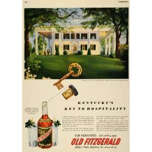   Ad Old Fitzgerald Duval Headley Bourbon Whiskey   Original Print Ad
