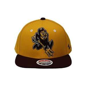 Zephyr Refresh Arizona State University Sun Devils Snapback Hat Yellow 