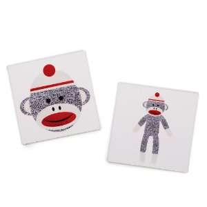  Sock Monkey Red Tattoos Party Supplies Toys & Games