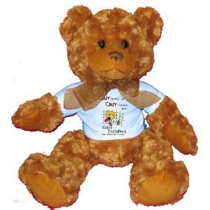   ARE PERFECTLY SANE Plush Teddy Bear with BLUE T Shirt Toys & Games
