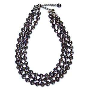  Pearl and garnet necklace, Magic 1.2 W 19.7 L Jewelry