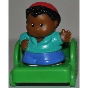 Little People Michael (2000) & Green Wheelchair   Replacement Figure 