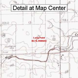  USGS Topographic Quadrangle Map   Long Point, Illinois 