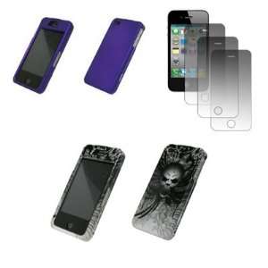 Apple iPhone 4   2 Pack of Premium Case Cover Snap On Cell Phone 