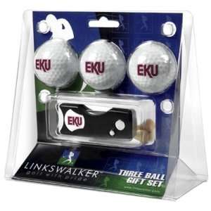  Eastern Kentucky Colonels NCAA 3 Golf Ball Gift Pack w/ Spring 