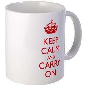  Keep Calm and Carry On Quotes Mug by  Kitchen 