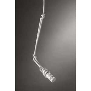   Cardioid Condenser Hanging Microphone in White Musical Instruments