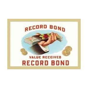  Record Bond Cigars 20x30 poster