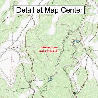   Map   Buffalo Draw, Texas (Folded/Waterproof)