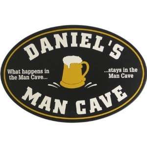  Personalized Man Cave Oval Sign