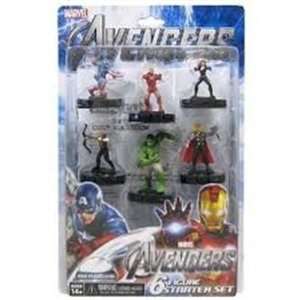 Marvel HeroClix The Avengers Movie Starter Set Includes 6 Figures 