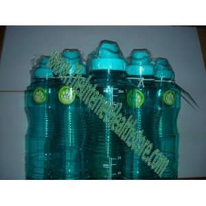  New Wave 1 Liter 6 Emerald Green BPA Free Water Bottle 