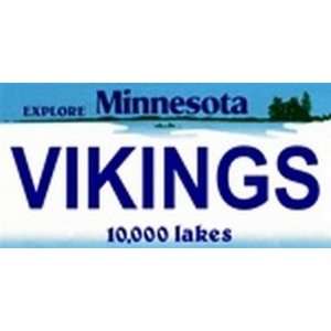 Minnesota State Background License Plates   Vikings Plate 