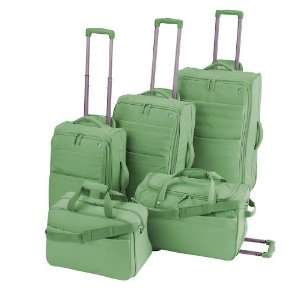  RENOVO 5 Piece Luggage Set   Green