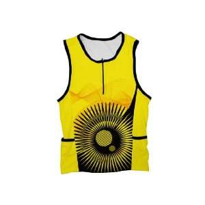 Sunny Days And Nights Triathlon Top for Men  Sports 