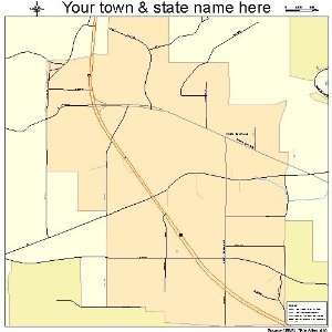  Street & Road Map of Oak Grove, Alabama AL   Printed 