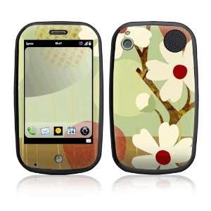 Asian Flower Design Decal Skin Sticker for Palm Pre (Sprint) Cell 