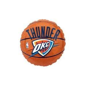  18 NBA Oklahoma City Thunder Basketball   Mylar Balloon 