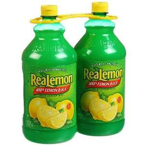 ReaLemon 100% Lemon Juice 48 oz. Bottle 8/CS  Grocery 