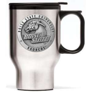  Boise State Broncos Stainless Steel Travel Mug 14 oz   NCAA College 