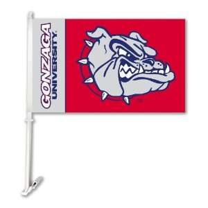   NEOPlex 2 sided College Car Flag   Gonzaga Bulldogs