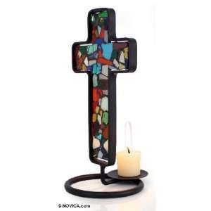  Stained glass candleholder, Color of Light