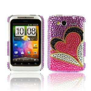  WalkNTalkOnline   HTC Wildfire S Purple & Pink Love Heart 