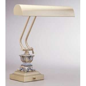    Satin Brass With Gold Accents Piano Desk Lamp
