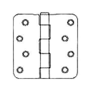  4 x 4 x 1/4 Hinge, Solid Brass, US15A RZ