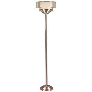  Contemporary Mesh Shade Torchiere Floor Lamp 