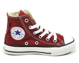   STAR Chuck Taylor High Top Maroon YOUTHS GIRLS Sizes 307527F  