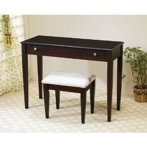  Wildon Home Benson Vanity Set with Stool in Rich 