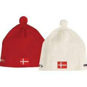 Craft Denmark World Cup Hat   Only White Left  Sports 