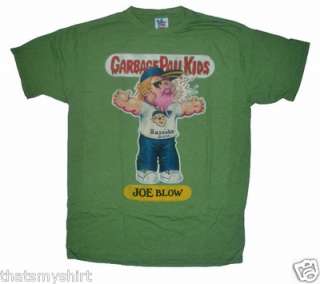 New Junk Food Garbage Pail Kids Joe Blow Adult T Shirt   