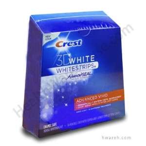  Crest 3DWhite Whitestrips Advanced Vivid   14 Pouches (28 