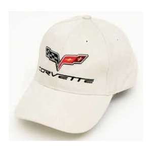 C6 Corvette Bone Brushed Twill Hat