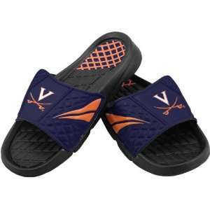  Virginia Cavaliers Navy Blue Velcro Sandals Sports 