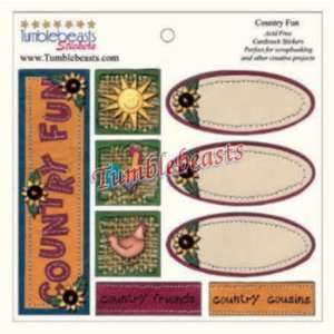  Country Fun Cardstock Stickers