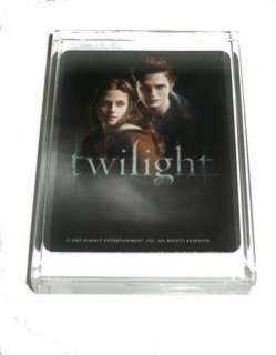 Twilight Saga Bella and Edward Acrylic Executive Desk Top Paperweight 