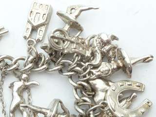 Vintage 925 Sterling Silver JAM PACKED CHARM Bracelet 157.8g WOW 