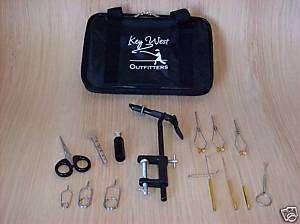 FLY TYING TOOL KIT  DELUXE FLY TYING TOOL SET WITH BAG  