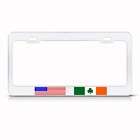 IRISH AMERICAN IRELAND FLAG METAL LICENSE PLATE FRAME