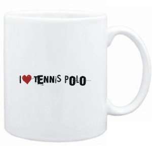 Mug White  Tennis Polo I LOVE Tennis Polo URBAN STYLE  Sports 