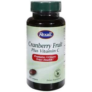 Rexall Cranberry Fruit Plus Vitamin C 60 Ct  Grocery 