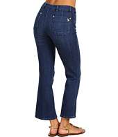 MiH Jeans   Monaco Mid Rise Cropped Kick Flare in Real Blue