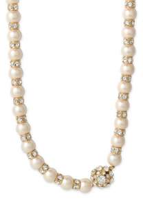 kate spade new york metropolitan pearls glass pearl necklace 