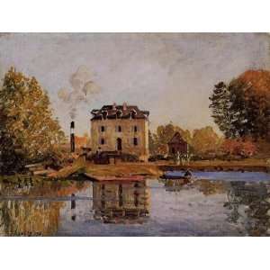 FRAMED oil paintings   Alfred Sisley   24 x 18 inches   Factory in the 