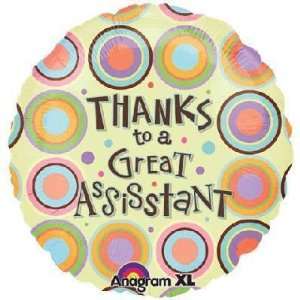  Secretary Day Balloons  18 Thanks Great Assistant Toys 